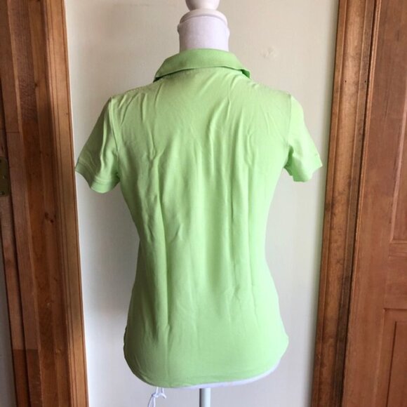 LILLY PULITZER Pique Polo Light Green Short Sleeve XS - Picture 5 of 16